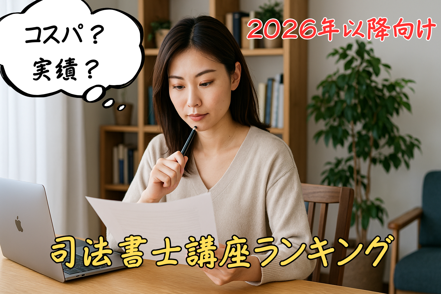 【2026年以降向け】おすすめ司法書士通信講座をランキングで徹底比較