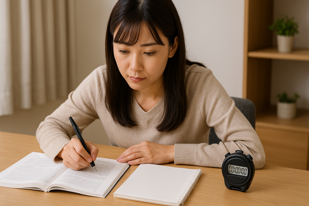 直前期二週間のルーティンと捨て問判断基準