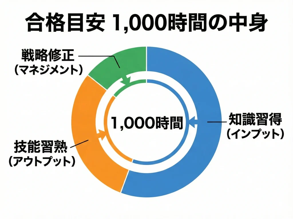 合格まで何時間が実際