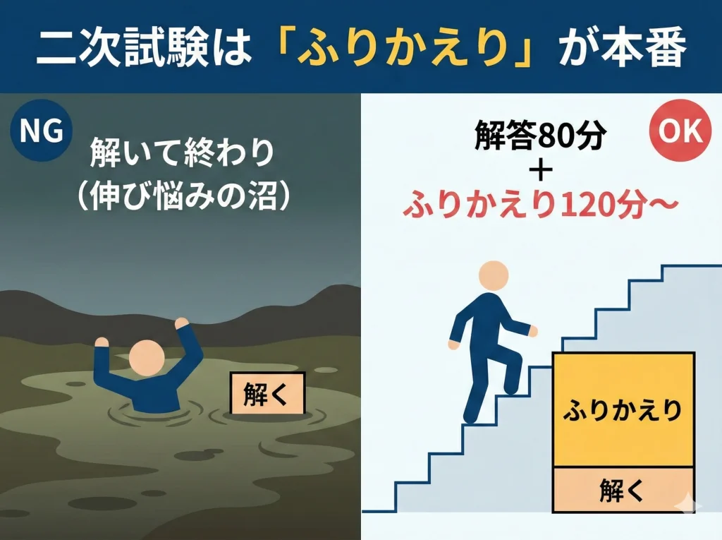 二次試験の勉強時間と沼