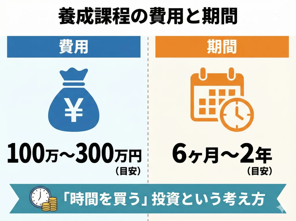 養成課程の費用と期間