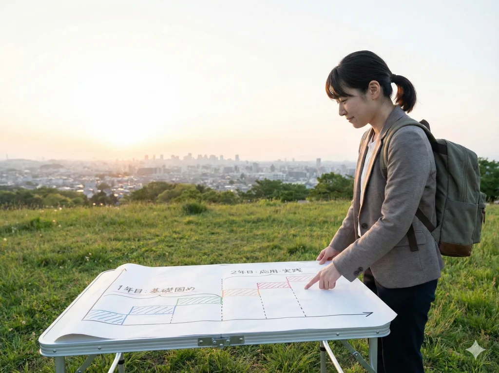 中小企業診断士の1.5年計画全体像