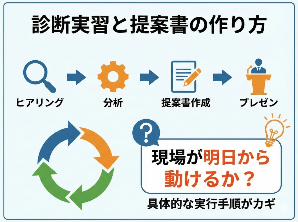 診断実習と提案書の作り方
