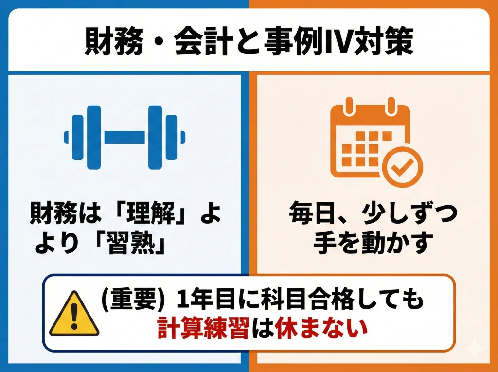 財務・会計と事例IV対策