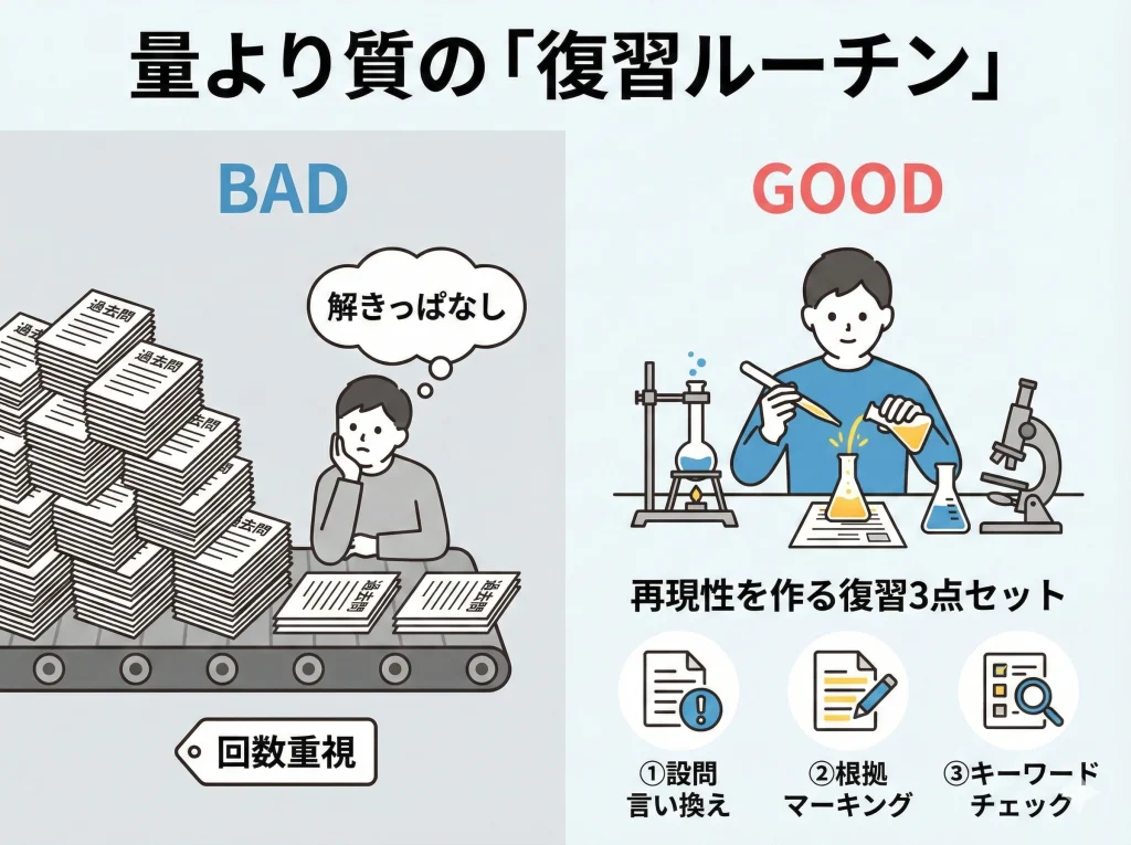 勉強時間と過去問の限界
