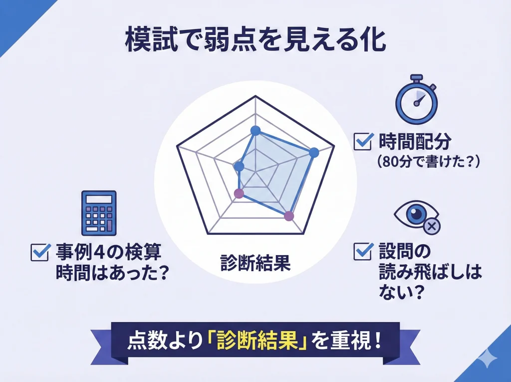 模試で弱点を見える化