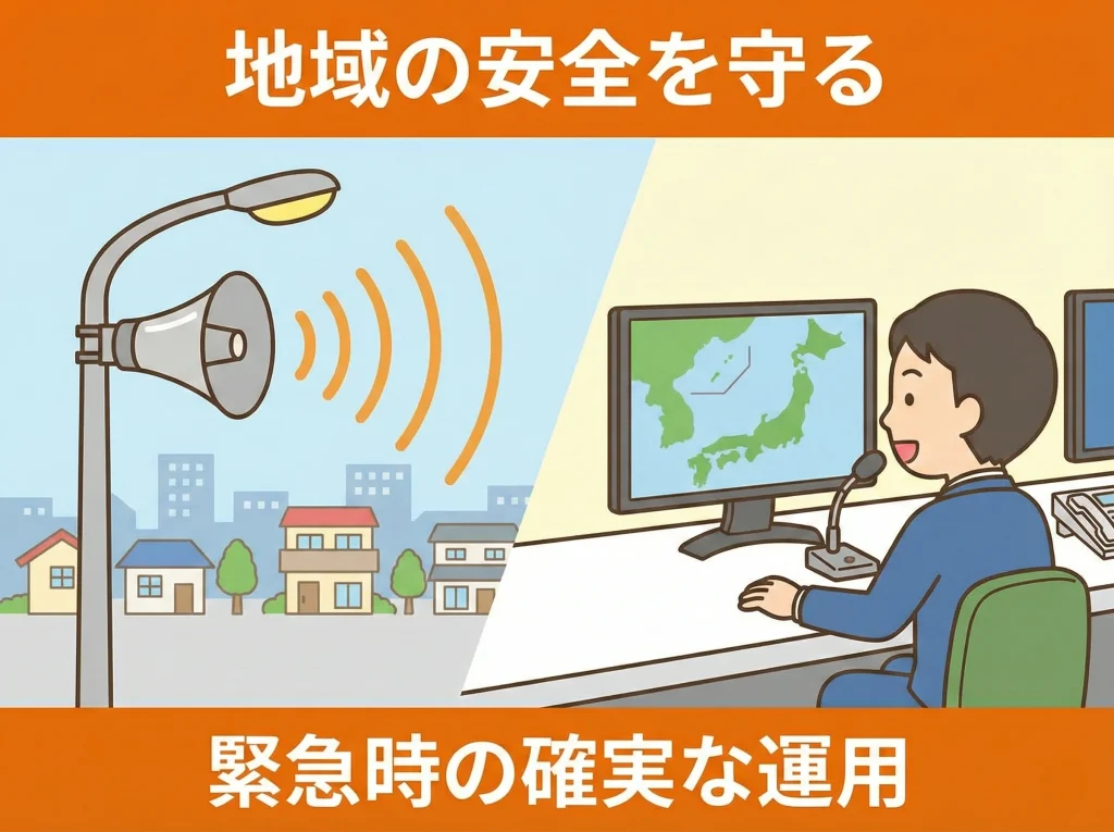 二陸特は防災行政無線