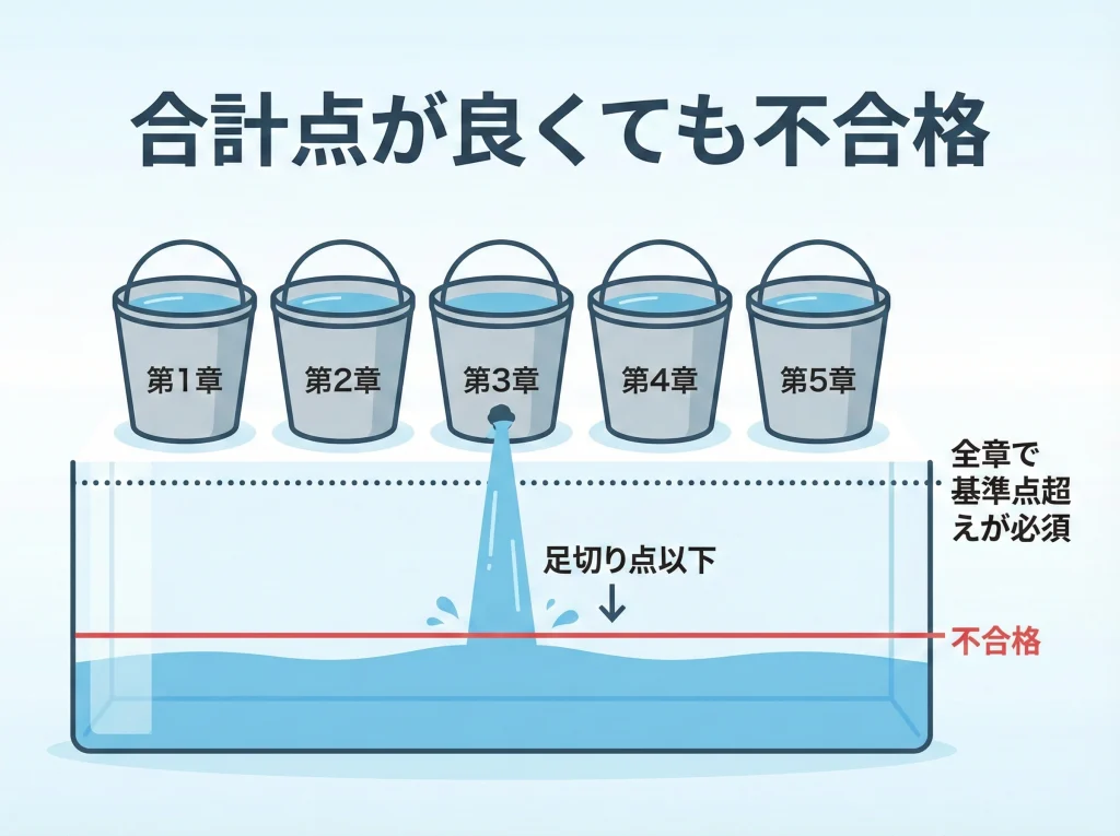足切り制度と合格基準