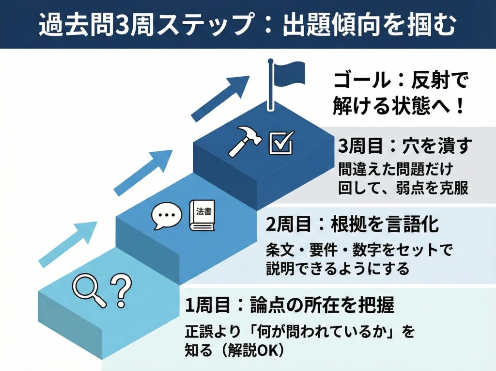過去問で出題傾向を掴む