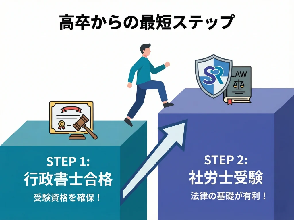 高卒は行政書士が王道