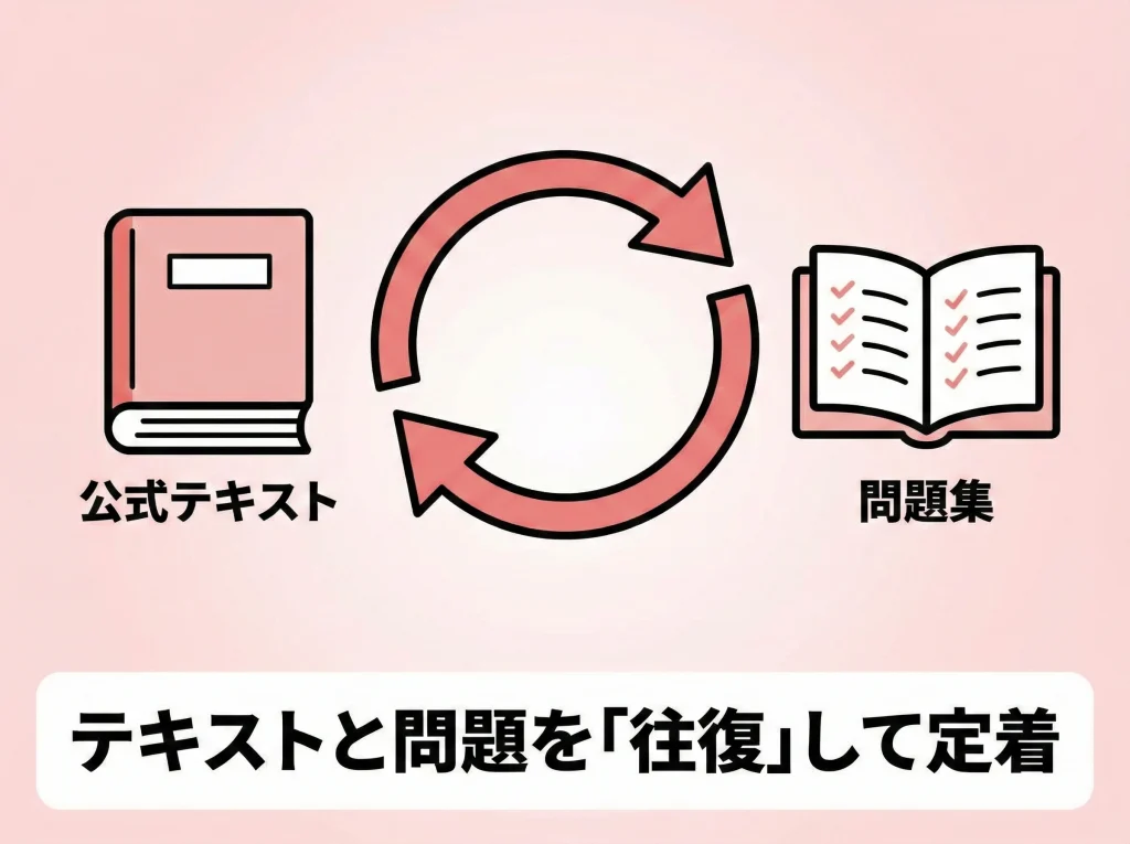 公式テキストと問題集の使い方