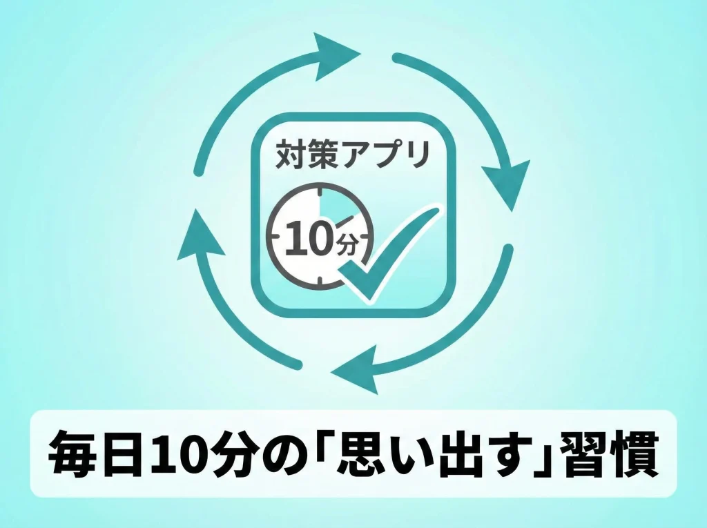 対策アプリと一問一答の回し方