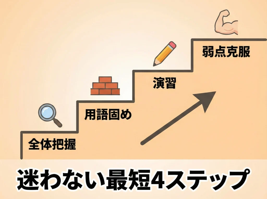 独学で迷わない学習順番