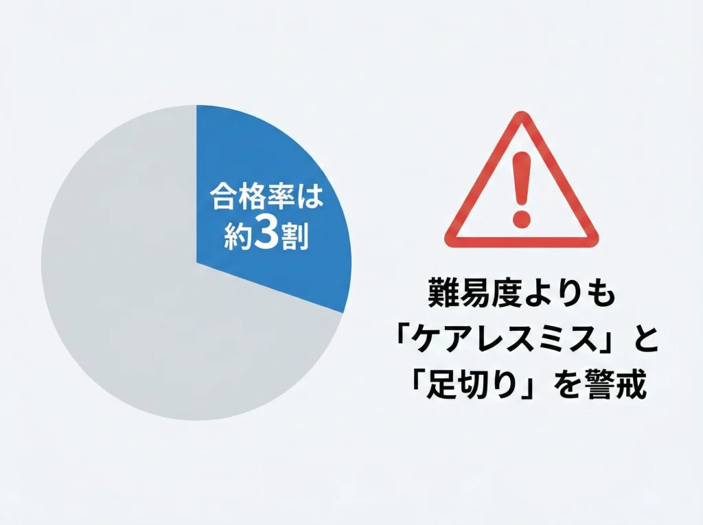 合格率と難易度の推移