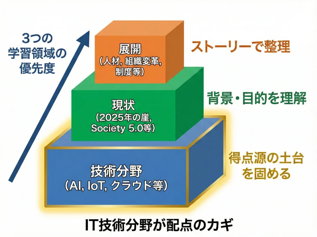出題範囲と配点の内訳