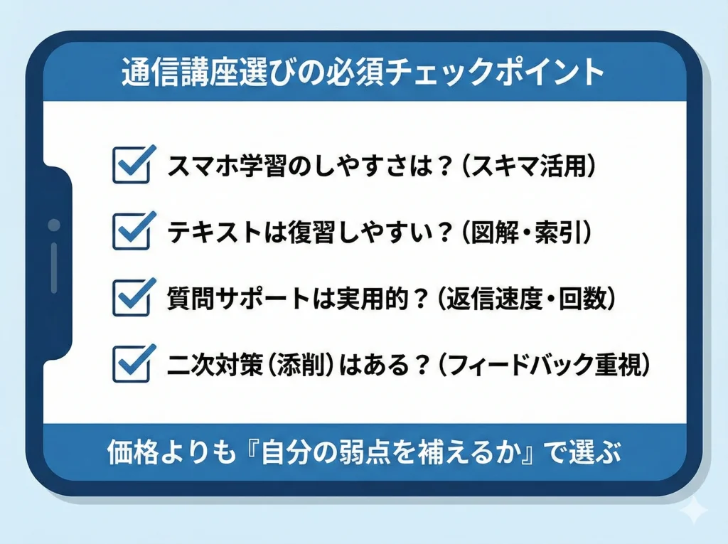 通信講座おすすめと安い選び方
