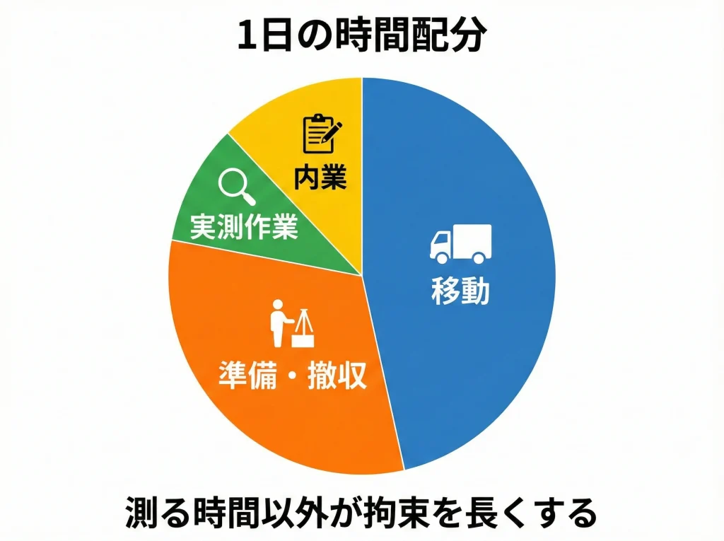 拘束時間と残業の実態