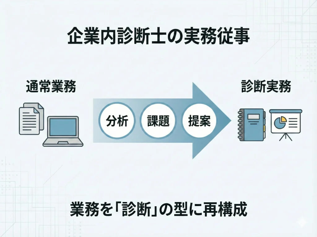 企業内診断士の実務従事