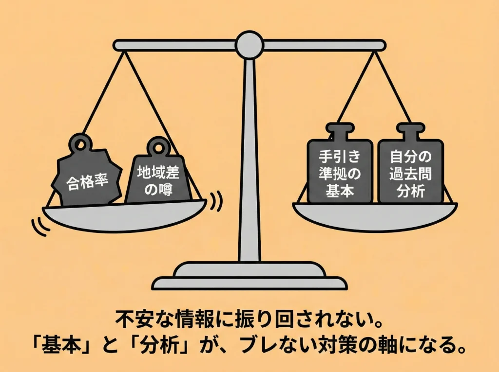難易度と合格率の現実
