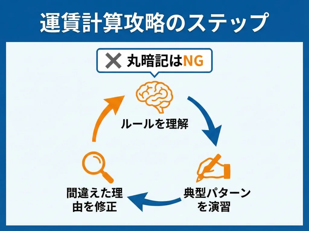 JR運賃計算の勉強法