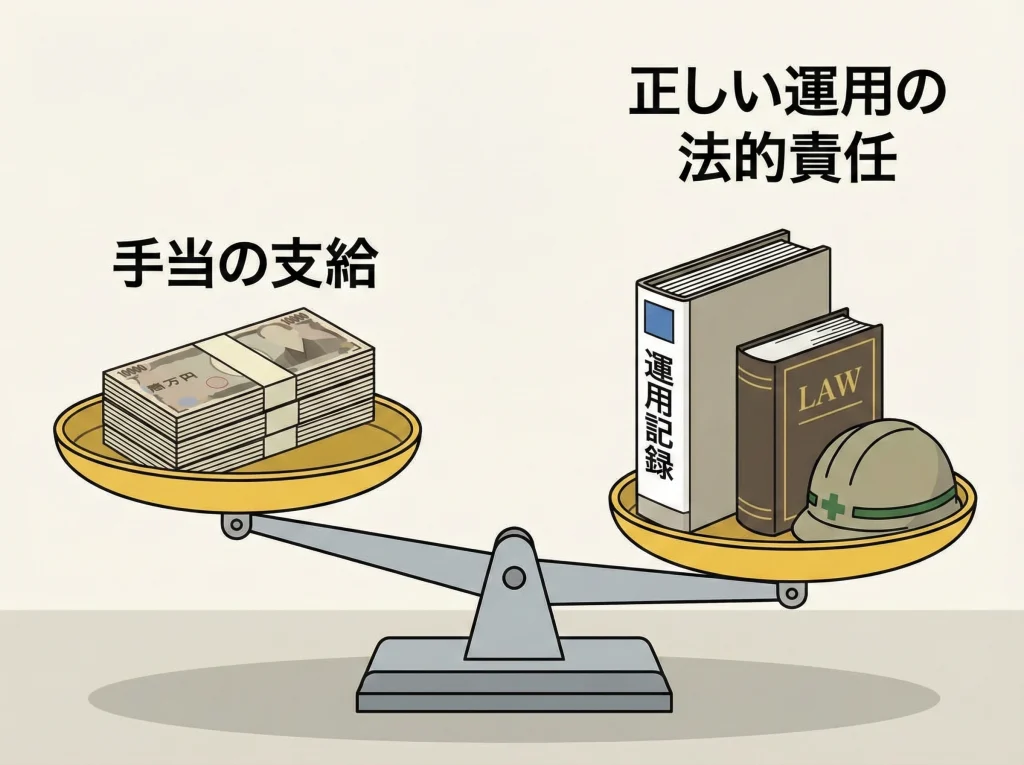 資格手当と選任者の責任