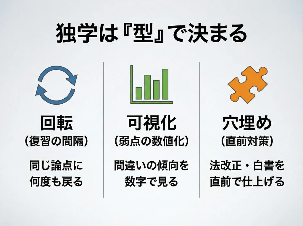 独学の勉強法と注意点