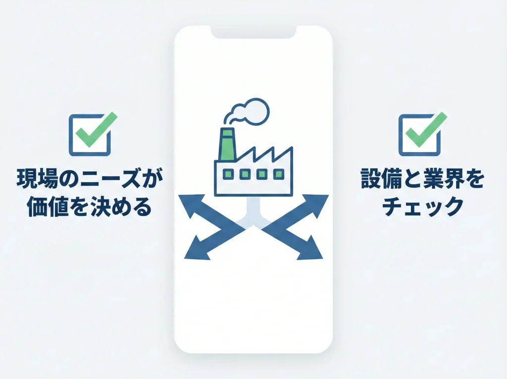 求人と市場価値の比較