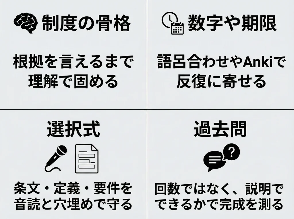 社労士暗記まとめ