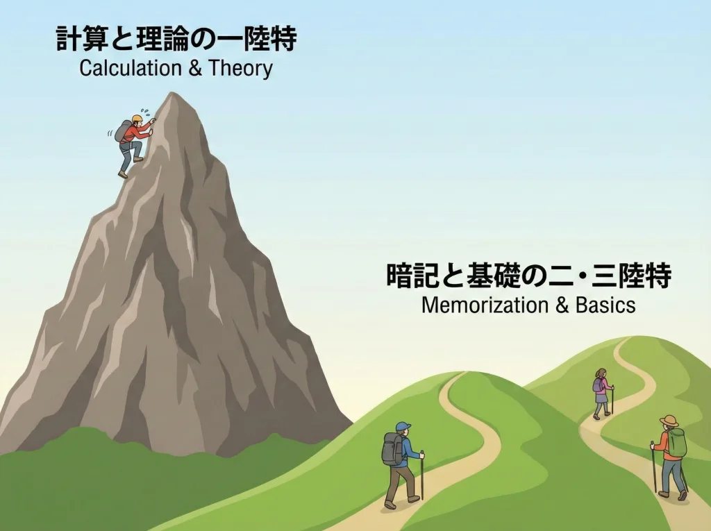 試験難易度と合格率の目安