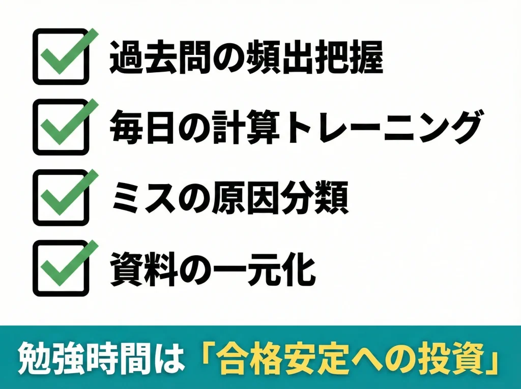 公害防止管理者の勉強時間まとめ