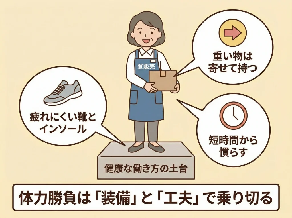 仕事はきつい？体力の壁
