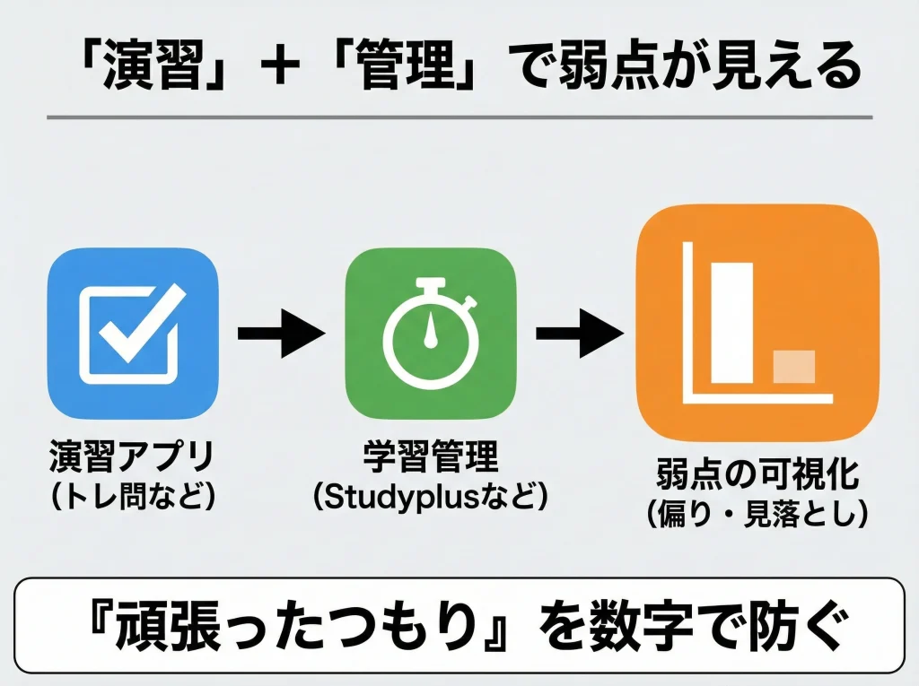 トレ問・秒トレをStudyplus管理