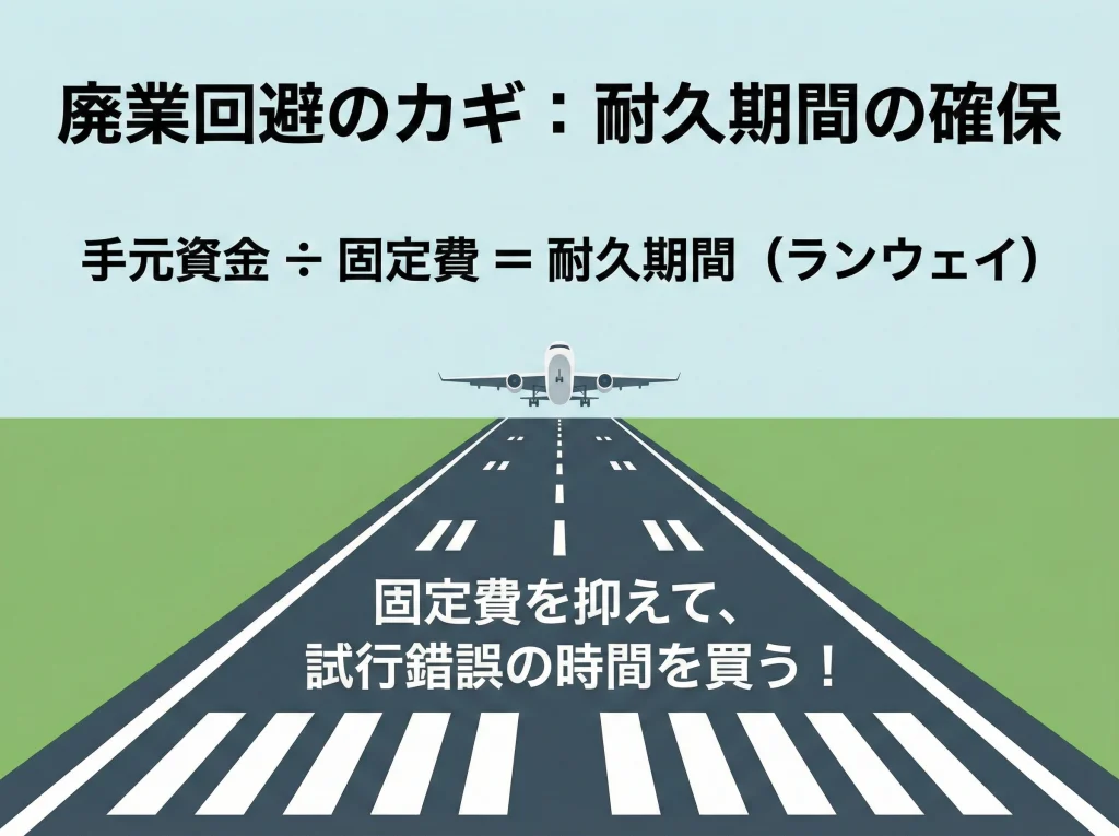 廃業回避は固定費が鍵
