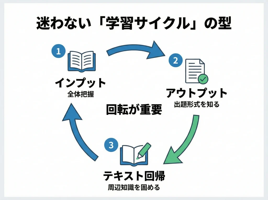 独学は無理？勉強方法の型
