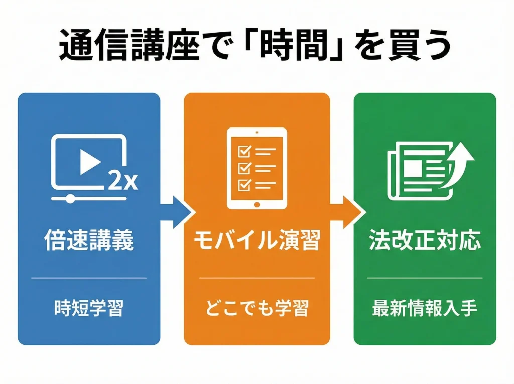 通信講座で効率化するコツ