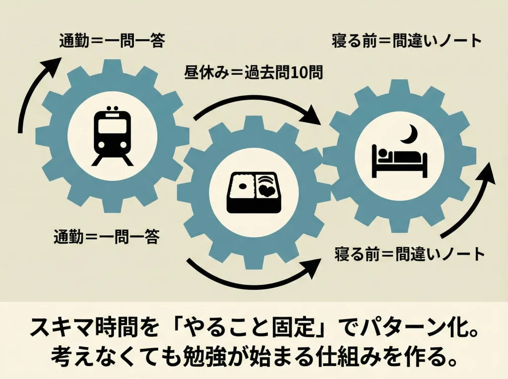 働きながらはスキマ時間