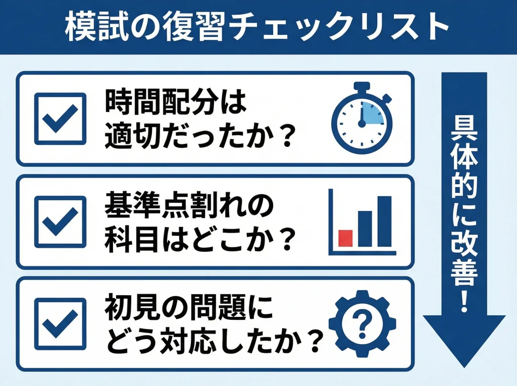 模試で選択式対策を固める