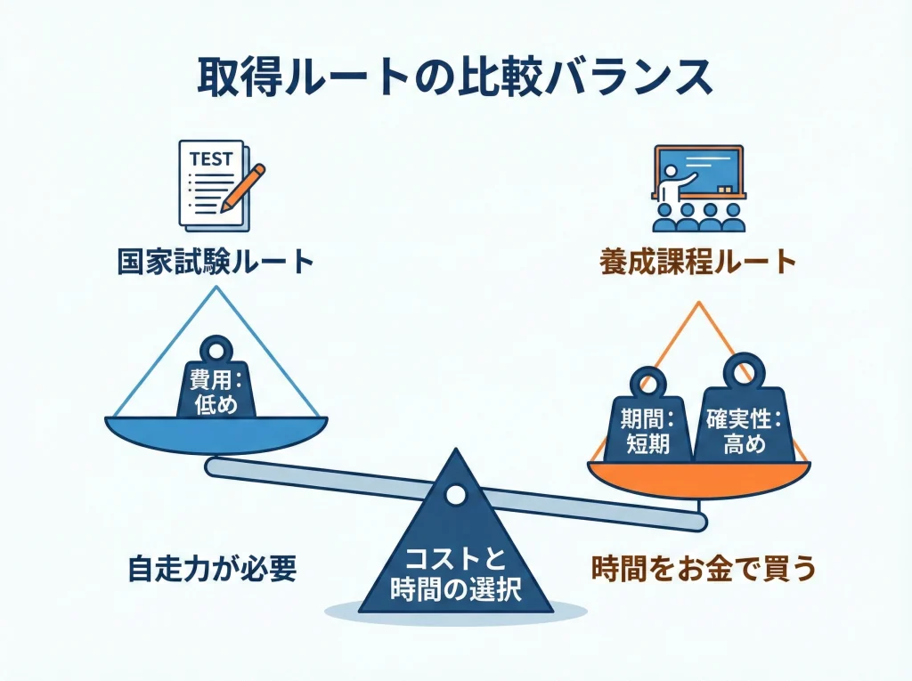 養成課程の費用と期間