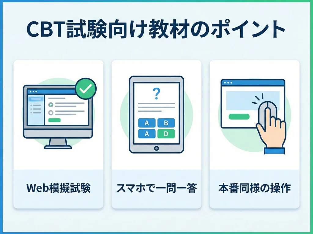 CBT対応テキストの見分け方