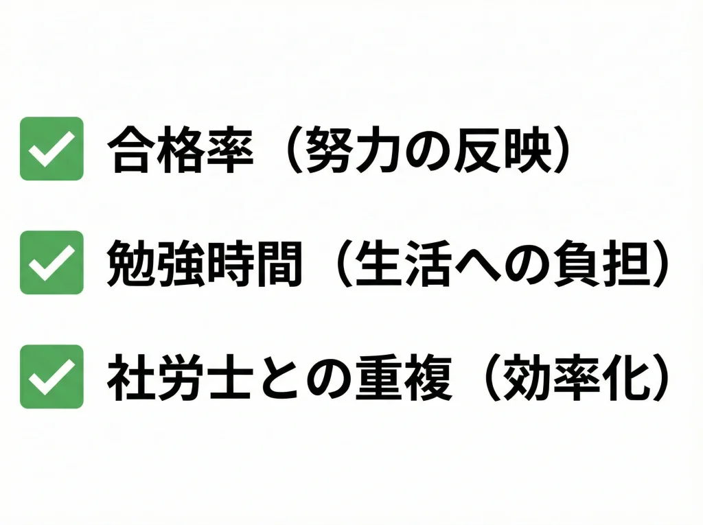 下位資格の合格率と難易度