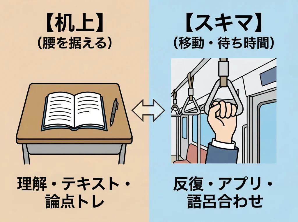 社労士勉強時間と暗記計画