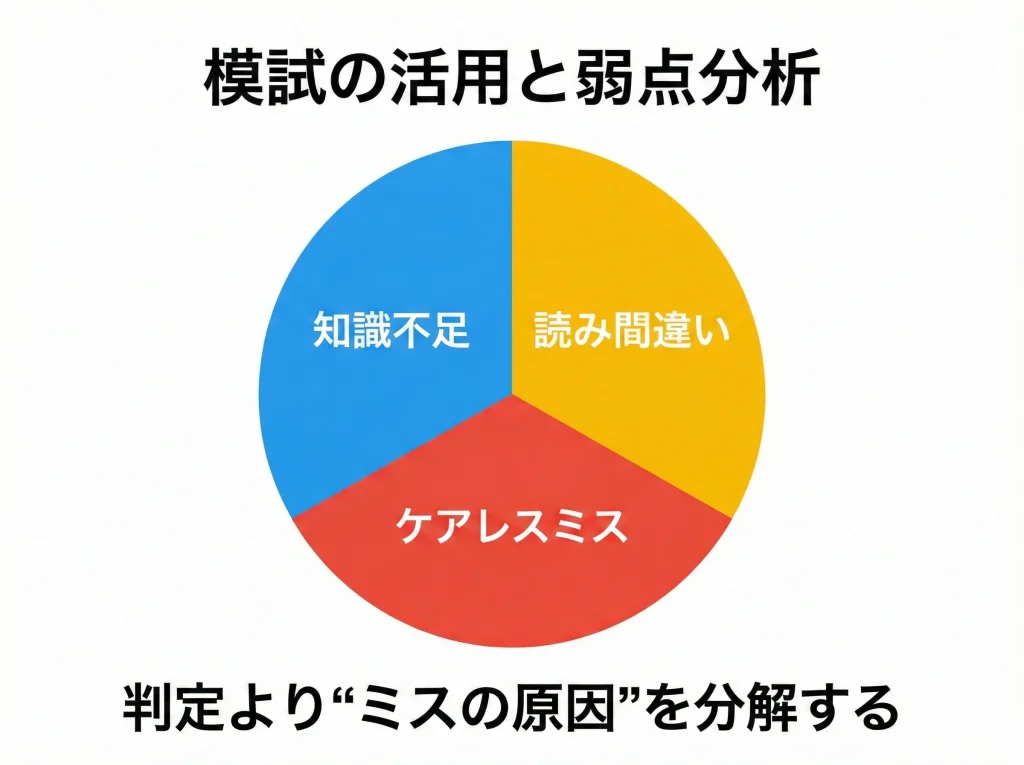 模試の活用と弱点分析