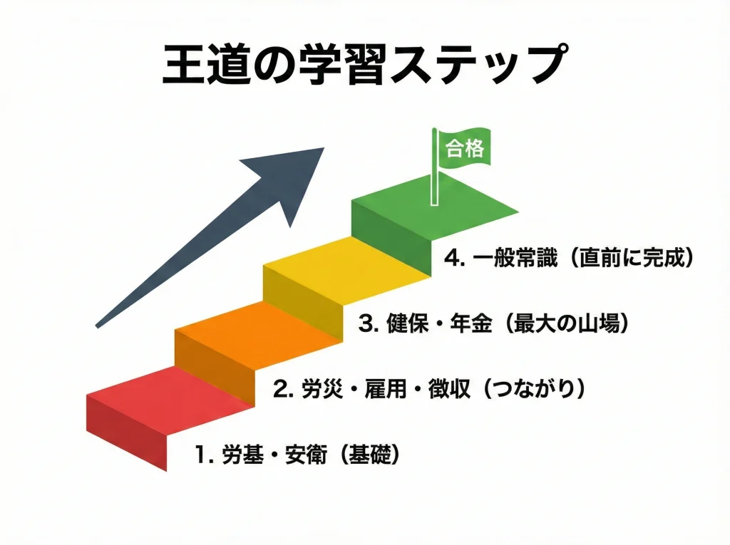 科目順は労基から年金へ