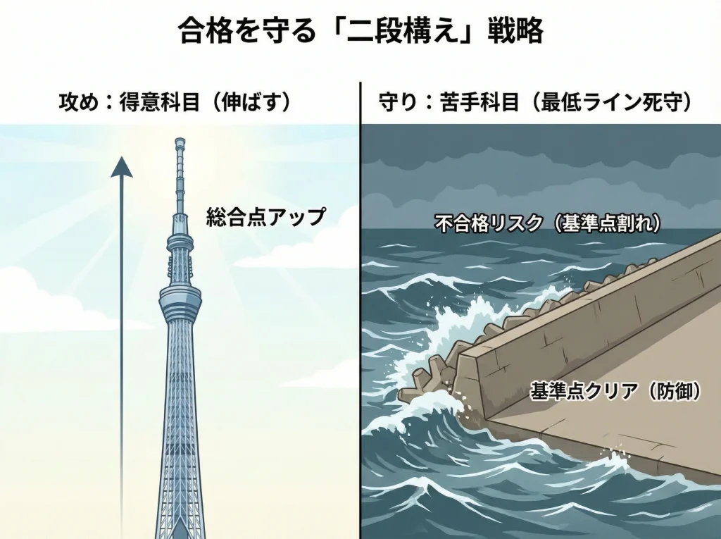 社労士足切りと基準点対策