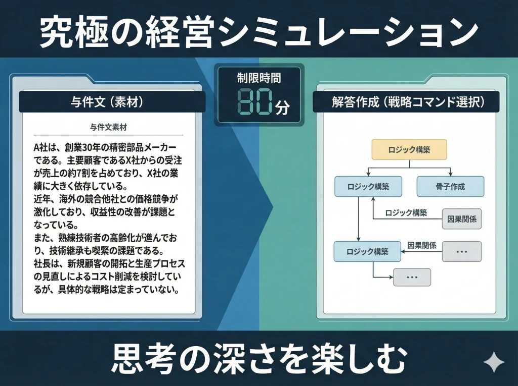 二次試験は事例がゲーム