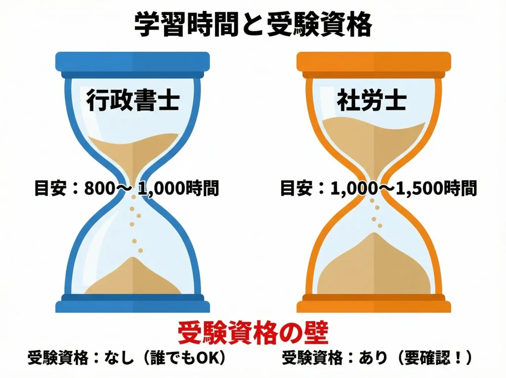学習時間と受験資格