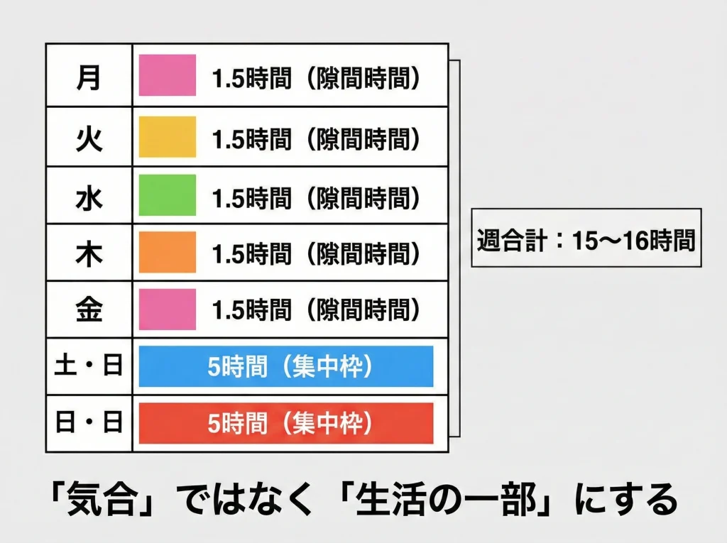 勉強時間800時間と独学