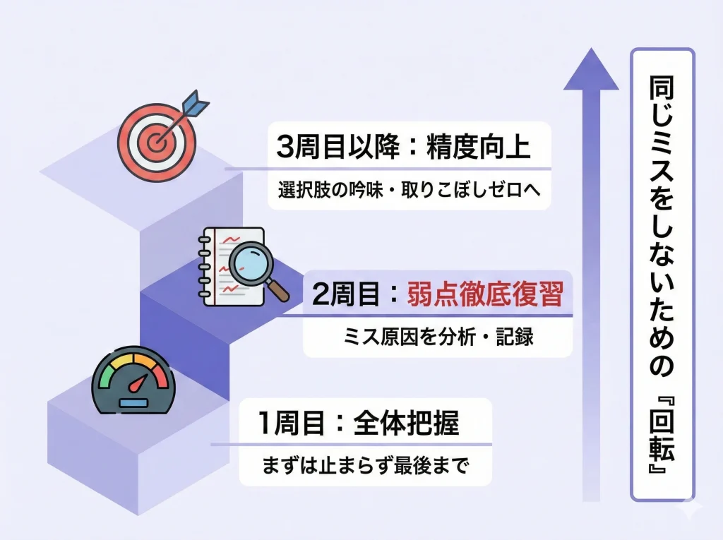 過去問完全マスターの回転法