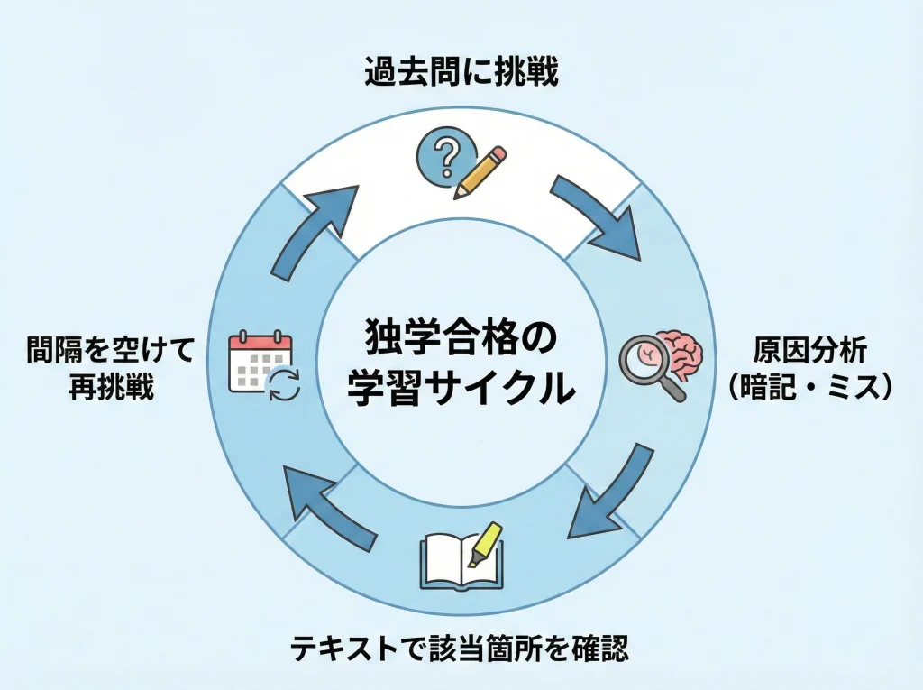 独学合格ブログに見るテキストの使い方