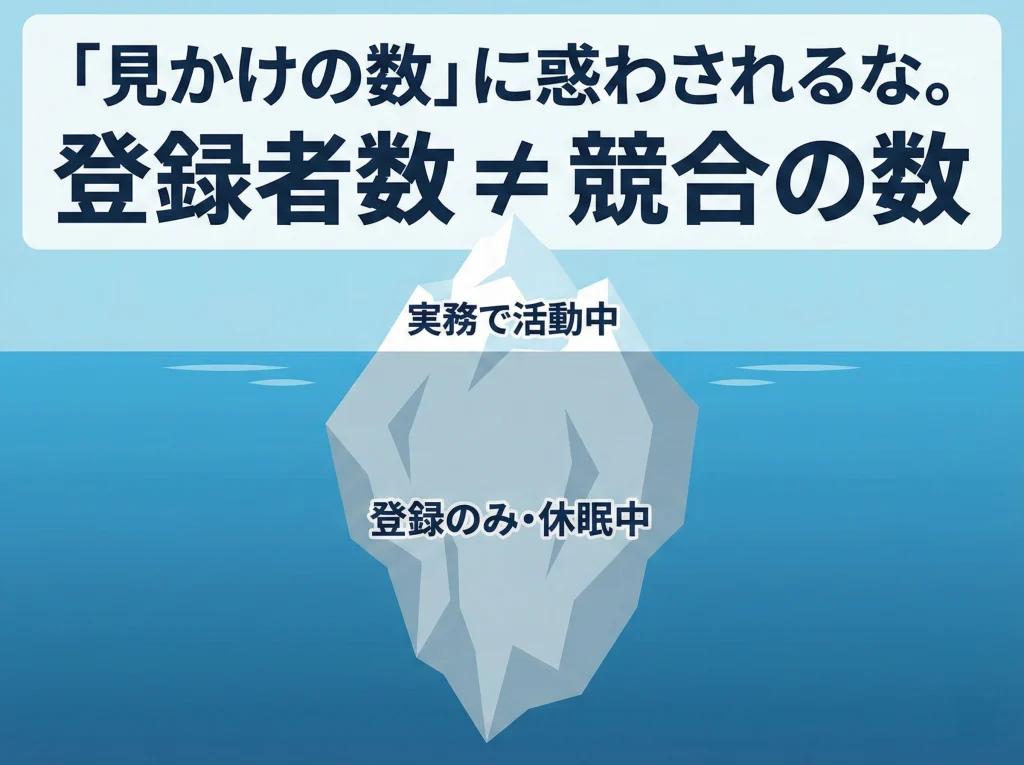 登録者数増で飽和説が出る